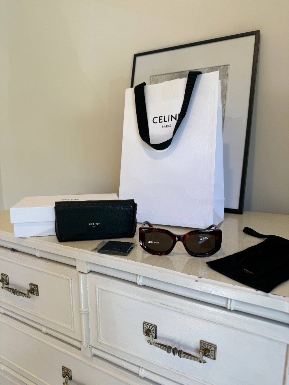 Celine Tortoise Sunglasses NWOT